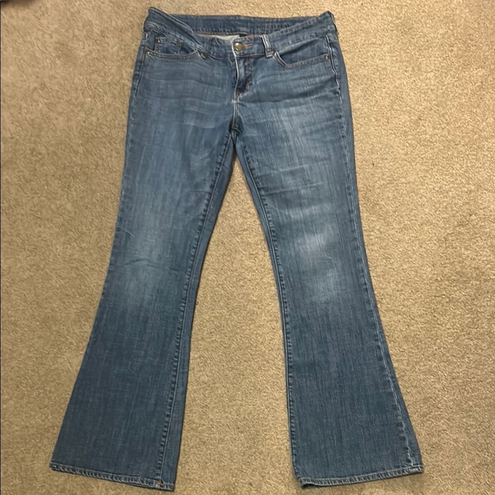 VINTAGE GAP Blue Flare Wide Leg Denim excellent condition